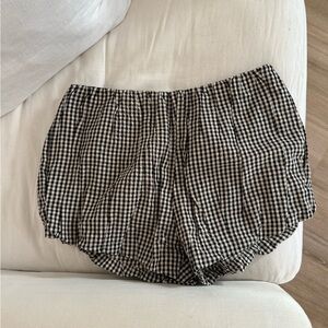 Posse High Waist Gingham Shorts